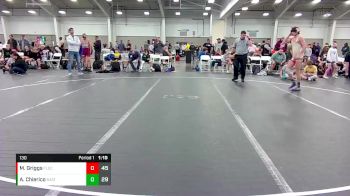 130 lbs Round 6 (10 Team) - Mark Griggs, Florida Scorpions vs Angelo Chierico, 84 Athletes