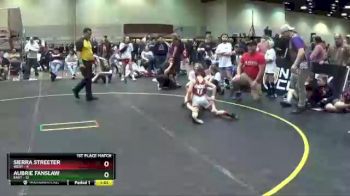 7 lbs Finals (2 Team) - Aubrie Fanslaw, EAST vs Sierra Streeter, WEST