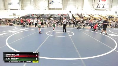 112 lbs Round 3 - Giovanni Lake, Club Not Listed vs Elias Samman, Minisink Wrestling