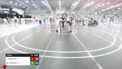 285 lbs Round Of 32 - Layton Schmick, Diesel vs Mark Effendian, Team Shutt Penguin