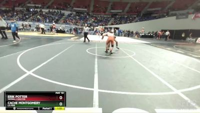 3A-170 lbs Champ. Round 1 - Cache Montgomery, La Pine vs Erik Potter, Yamhill-Carlton