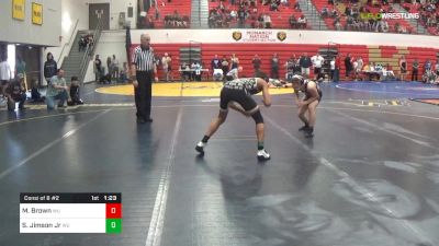 120 lbs Consi Of 8 #2 - Matt Brown, WU vs Stanley Jimson Jr, WU