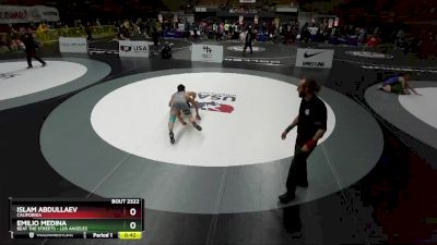 74 lbs 3rd Place Match - Emilio Medina, Beat The Streets - Los Angeles vs Islam Abdullaev, California