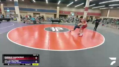 138 lbs Champ. Round 2 - Enrique Santacruz, Spartan Mat Club vs Dylan Milster, Rockwall Training Center