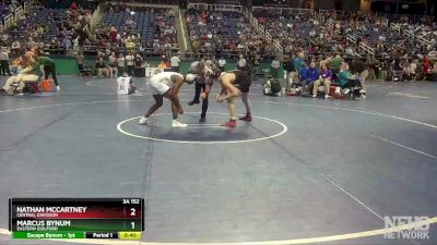 3A 152 lbs Cons. Round 3 - Nathan McCartney, Central Davidson vs Marcus Bynum, Eastern Guilford