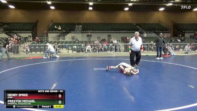 53 lbs Round 3 - Henry Spree, Iowa vs Preston Michael, Immortal Athletics WC