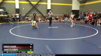 118 lbs Round 3 (4 Team) - Adison Musser, Potentially Dangerous vs Madelyn Nyberg, Nebraska Vipers Green