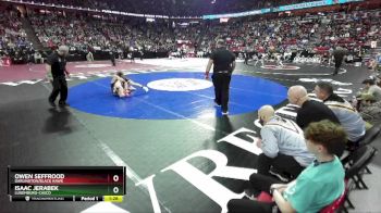 D2-144 lbs Semifinal - Owen Seffrood, Darlington/Black Hawk vs Isaac Jerabek, Luxemburg-Casco