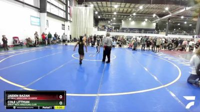 81 lbs Round 3 - Jaiden Bazan, Pit Bull Wrestling Academy vs Cole Littman, Great Neck Wrestling Club