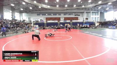 126 lbs Round 1 (3 Team) - Caden Barrientos, Starpoint HS vs Drew Baker, Cicero-No.Syracuse HS