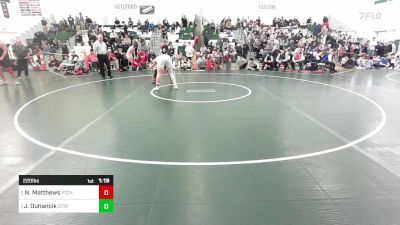 220 lbs Final - Naszier Matthews, Fitch vs James Duhancik, Stratford