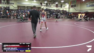 16UB-6 lbs Round 1 - Jerrin Glasbrenner, FWA vs Greyson Willett, Young Guns Wrestling Club