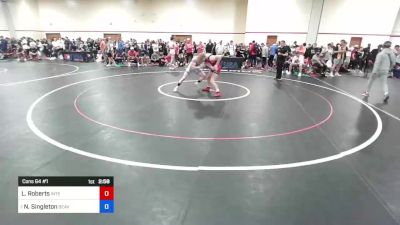 65 kg Cons 64 #1 - Luke Roberts, Integrity Wrestling Club vs Nash Singleton, Beaver Dam Wrestling Regional Training Center