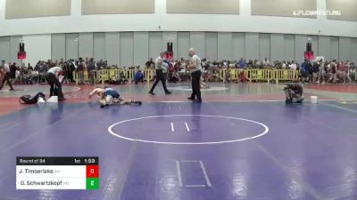 145 lbs Round Of 64 - Jeremiah Timberlake, WV vs Devin Schwartzkopf, MO