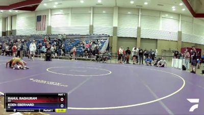 132 lbs Cons. Round 4 - Rahul Raghuram, OH vs Koen Eberhard, MI