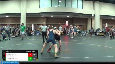 105 lbs Round 4 (6 Team) - Caleb Morrow, Contenders Wrestling Academy Blue vs Jonah Theisen, Arlington Wrestling Club