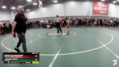 70 lbs Champ. Round 2 - Parker Miles, VA Elite vs Owen Blankenship, Virginia Patriots Wrestling