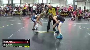 85 lbs Round 2 (6 Team) - Eli Kincaide, Indiana Outlaws vs Mason Soney, Steel Valley Psychos