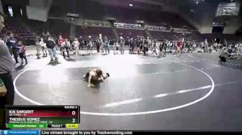 49 lbs Round 3 (10 Team) - Theseus Gomez, Pomona Elite/Wrecking Crew vs Kai Sargent, NE Titans