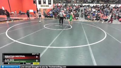 160 lbs Champ. Round 1 - Alex Rios, New Lenox (PROVIDENCE CATHOLIC) vs Sebastian Westphal, YORKVILLE (HS)