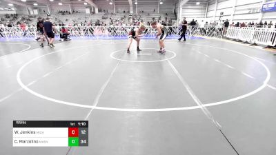 195 lbs Round Of 32 - Wyatt Jenkins, Michigan Grapplers Blue vs Caleb Marzolino, Mat Assassins