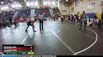 182 lbs Quarterfinals (8 Team) - Dominick Mejia, Hernando vs Octavion Osby, Palm Bay