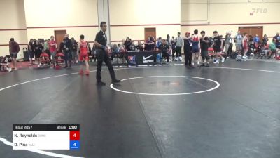 52 kg Rnd Of 64 - Nathan Reynolds, Sunkist Kids Monster Garage vs David Pina, Valiant Wrestling Club