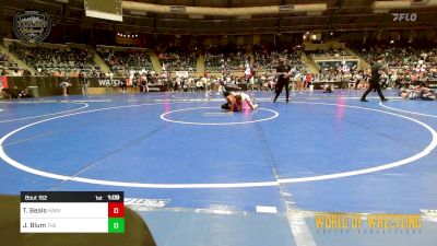 100 lbs Quarterfinal - Te`Jon Beals, Harvey Twisters vs Jace Blum, The Best Wrestler