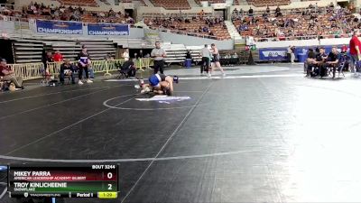 D3-138 lbs Quarterfinal - Troy Kinlicheenie, Snowflake vs Mikey Parra, American Leadership Academy Gilbert