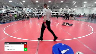 60 lbs Round Of 32 - Tyson Beam, Overcomer Training Center vs Logan Palermo, New England Gold WC