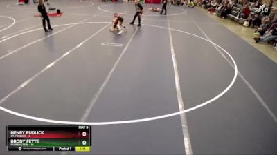 64 lbs Finals (8 Team) - Henry Pudlick, St. Francis vs Brody Fette, Farmington