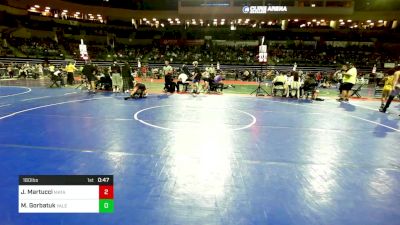 160 lbs Consi Of 16 #2 - Joseph Martucci, Matawan vs Matthew Gorbatuk, Yale Street