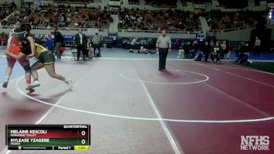 185 lbs Quarterfinal - Nylease Yzagere, Peoria vs Melaine Kescoli, Monument Valley