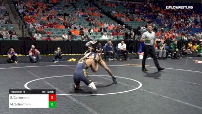 133 lbs Round Of 16 - Sean Cannon, Northern Colorado vs Matt Schmitt, West Virginia