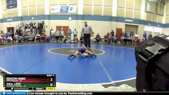 73 lbs Round 2 (4 Team) - Deacon Gibbs, Brownsburg vs Paul Ladd, Franklin Central