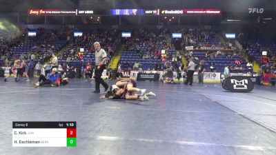 90 lbs Consy 6 - Carson Kirk, Juniata vs Harper Eschleman, Berks Catholic