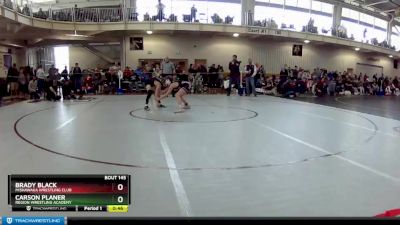 92 lbs Quarterfinal - Carson Planer, Region Wrestling Academy vs Brady Black, Mishawaka Wrestling Club