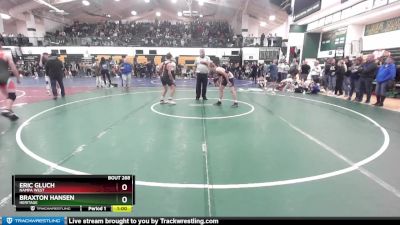 125 lbs Cons. Round 3 - Eric Gluch, Nampa West vs Braxton Hansen, Heritage