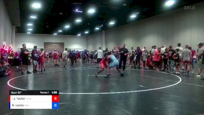 125 lbs Semifinal - Javin Taylor, Youth Impact Center Wrestling Club vs Noah Leota, Hernando Wrestling Club