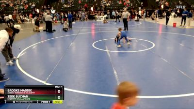 75 lbs 1st Place Match - Zeek Buchan, Sherman Challengers vs Brooks Maddix, Sebolt Wrestling Academy