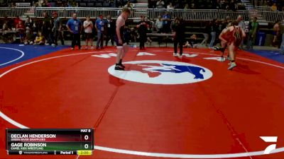 170 lbs 1st Place Match - Declan Henderson, Green River Grapplers vs Gage Robinson, Camel Kids Wrestling