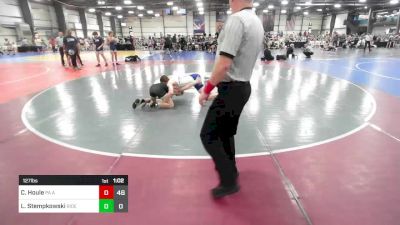 127 lbs Rr Rnd 2 - Colby Houle, PA Alliance Red vs Luke Stempkowski, Ride Out Wrestling Club