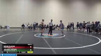 116 lbs Round 1 (6 Team) - Kevin Placer, Eagle Empire vs Holden Kapsos, Backyard Boyz White