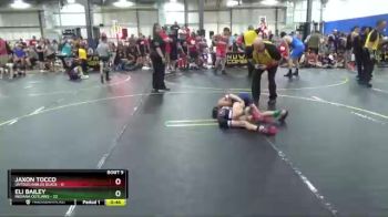 70 lbs Round 3 (6 Team) - Eli Bailey, Indiana Outlaws vs Jaxon Tocco, Untouchables Black