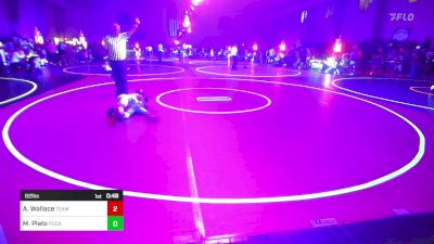 62 lbs Consi Of 4 - Adam Wallace, Team Real Life vs Mia Plato, Pocatello Grapplers