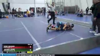 105 lbs Round 1 (8 Team) - Jayden James, Warhawks Black vs Josh Weaver, Penn Manor