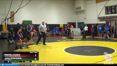 70 lbs Champ. Round 1 - Aiden Rosewarne, Alta Sierra vs Manuel Cacoilo, Daniel Cormier Wrestling