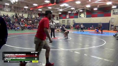 120 lbs Cons. Round 2 - Cristoforo Martinez, Del Norte vs Leonardo Melendrez, Mater Dei Catholic