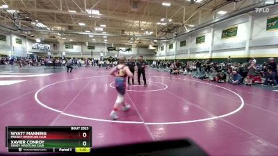 112 lbs Quarterfinal - Xavier Conroy, Sidney Wrestling Club vs Wyatt Manning, Project Wrestling Club