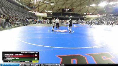 110 lbs Round 1 - Lorelei Brown, Washington vs Margaret Brewer, Washington